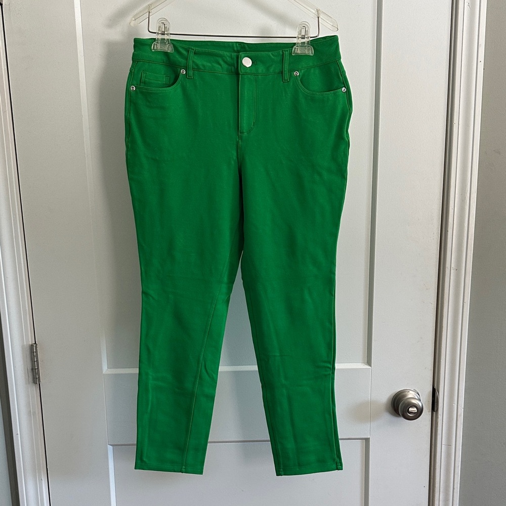 Cato Vibrant Green Ankle Jeans